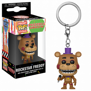 купить Брелок Funko Pocket POP! Keychain: FNAF:Pizza Sim: Rockstar Freddy 32155-PDQ