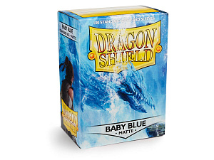 купить Протекторы для карт Dragon Shield (100 шт.) в цвете нежно-голубой (Baby Blue) матовый