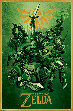 купить Постер Maxi Pyramid – Nintendo: The Legend Of Zelda (Link) (61 x 91 см)