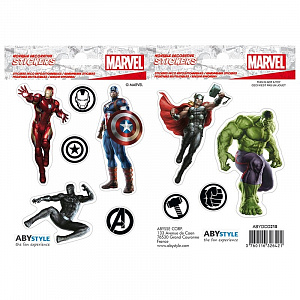 купить Наклейки ABYstyle Marvel Avengers X5 Stickers – 16x11cm / 2 sheets (ABYDCO417)