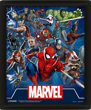 купить Постер 3D Marvel – Cinematic Icons (EPPL71313)