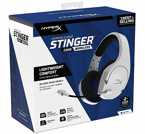 купить Игровая гарнитура HyperX Cloud – Stinger Core Wireless для PS5 (белая) (HHSS1C-KB-WT/G)