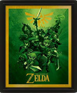 купить 3D-Постер The Legend Of Zelda (Link) (EPPL71137)