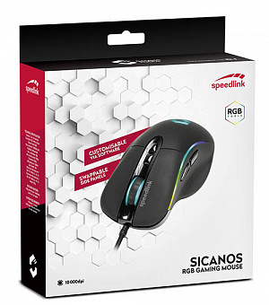 купить Мышь проводная Speedlink Sicanos RGB Gaming Mouse для PC (black) (SL-680013-BK)