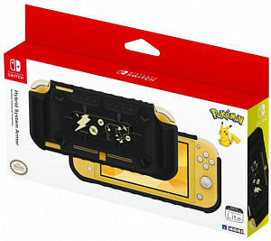 купить Чехол Hori Hybrid System Armour (Pikachu Black & Gold) для Nintendo Switch Lite (NS2-077U)