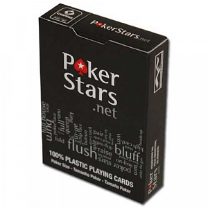 купить Пластиковые карты Pokerstars (54 шт.) (черные) (63 x 88 мм.)