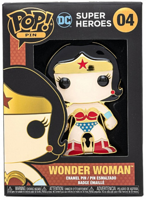 купить Значок Funko POP Pin DC Classic: Wonder Woman – Large Enamel Pin (DCCPP0004) (48554)