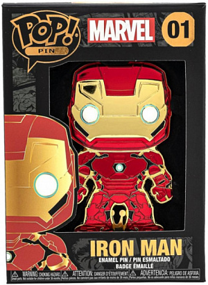 купить Значок Funko POP Pin Marvel – Iron Man Large Enamel Pin (MVPP0001) (48558)