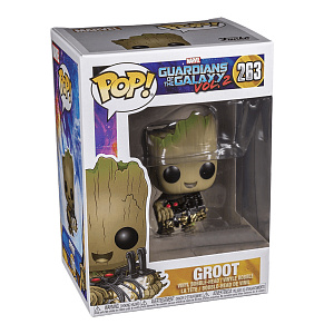 купить Фигурка Funko POP Marvel Guardians Of The Galaxy 2 – Groot w/Bomb (Exc) (21828)