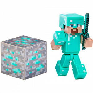 купить Фигурка Minecraft – Diamond Steve (8 см.)