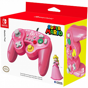 купить Nintendo Switch Геймпад Hori Battle Pad (Peach) для консоли Switch (NSW-135U)