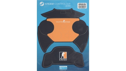 Купить Комплект накладок CSGO Blue/Orange для Steam Controller