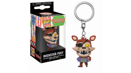 Купить Брелок Funko Pocket POP! Keychain: FNAF:Pizza Sim: Rockstar Foxy 32154-PDQ