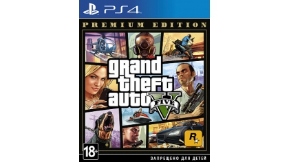 Купить Grand Theft Auto V (GTA 5). Premium Edition (PS4) – версия GameReplay