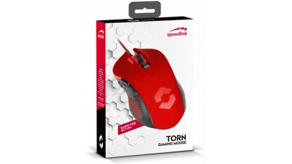 Купить Мышь проводная Speedlink Torn Gaming Mouse для PC (black-red) (SL-680008-BKRD)