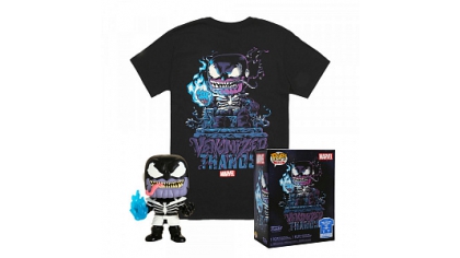 Купить Набор Фигурка + Футболка Funko POP and Tee – Venom Thanos (размер L) (45463)