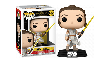 Купить Фигурка Funko POP Star Wars Ep. 9 – Rey w/ Yellow Saber (51482)