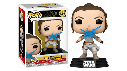 Купить Фигурка Funko POP Star Wars Ep. 9 – Rey w/2 Light Sabers (51484)