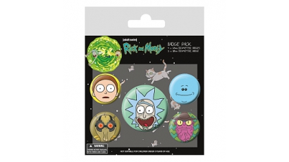 Купить Значок Rick and Morty – Heads (BP80615)