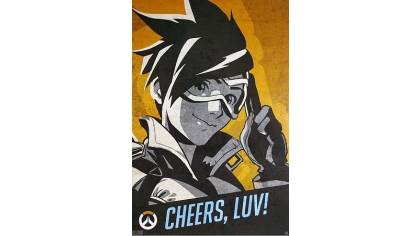 Купить Постер ABYstyle Overwatch – Tracer Cheers Luv Poster (91.5x61) (ABYDCO443)