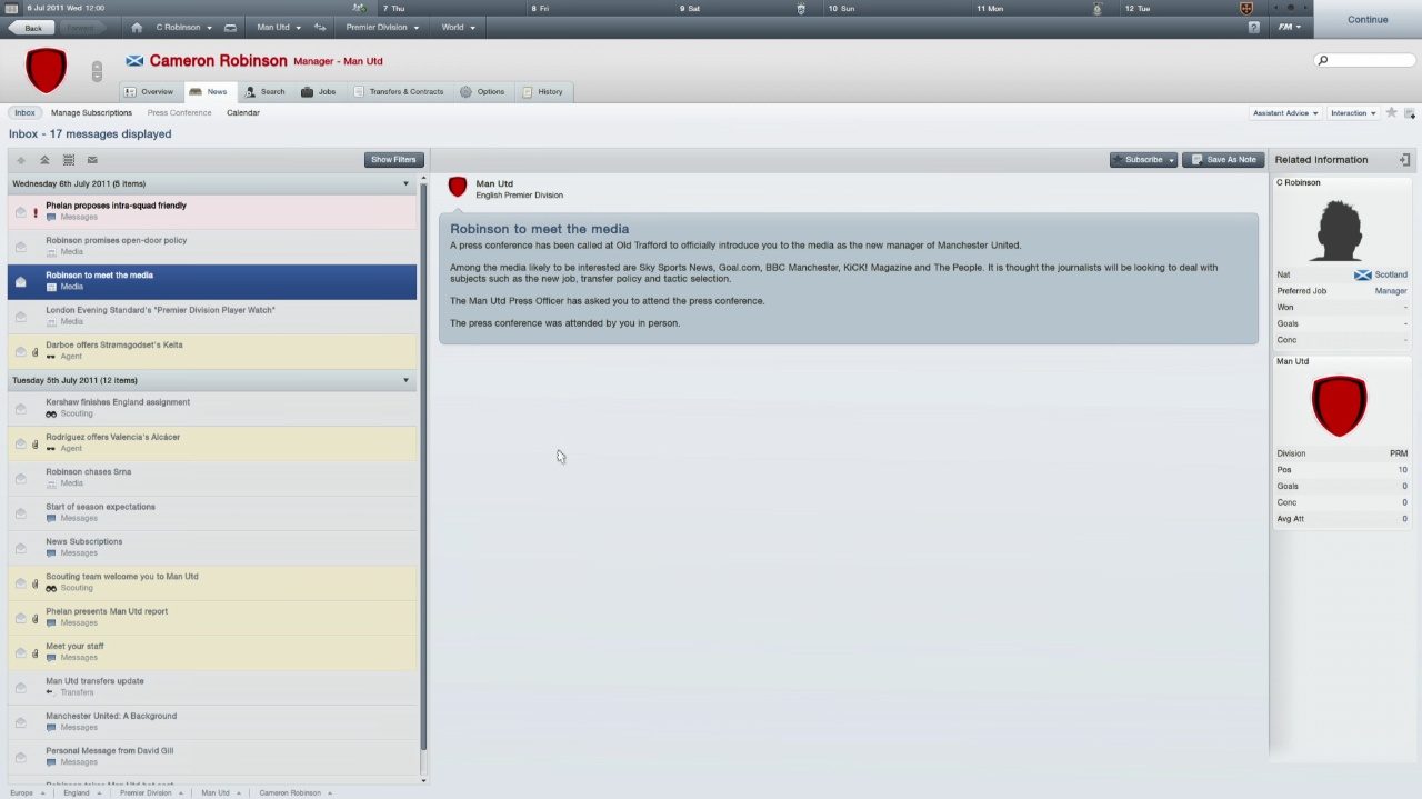 Football Manager 2012