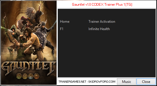 скачать Gauntlet (2014): Трейнер/Trainer (+1: Здоровье / Health) [1.0: CODEX] 