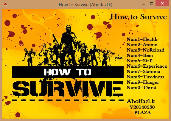 скачать How to Survive: Трейнер/Trainer (+10) [20140530]