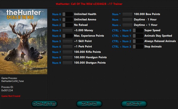 скачать The Hunter: Call of the Wild +17 трейнер v2498447 {iNvIcTUs oRCuS / HoG}