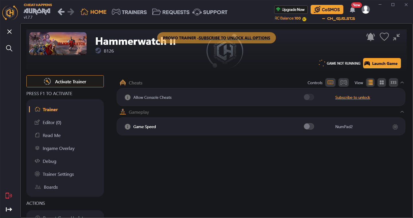 скачать Hammerwatch 2: +2 трейнер {CheatHappens.com}