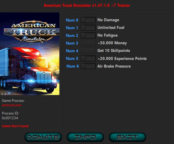 скачать Euro Truck Simulator 2: +7 трейнер v1.50.2.3 {iNvIcTUs oRCuS / HoG}