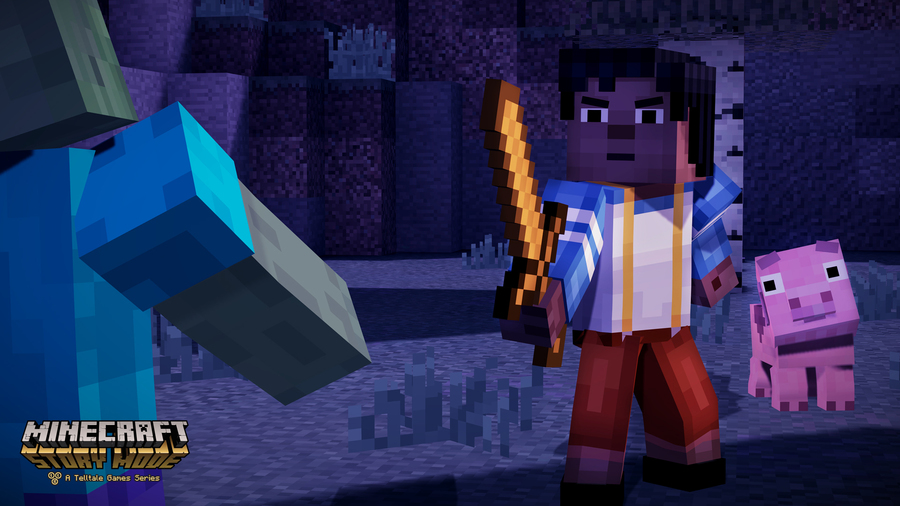 Скриншоты Minecraft: Story Mode