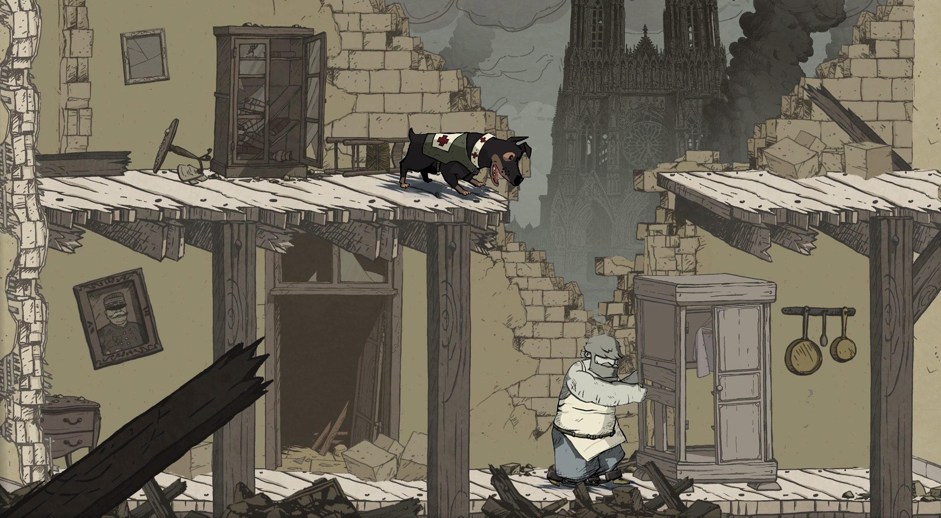 Изображение 1 / 14 из Valiant Hearts: The Great War - скриншоты, снимки  экрана, косплей