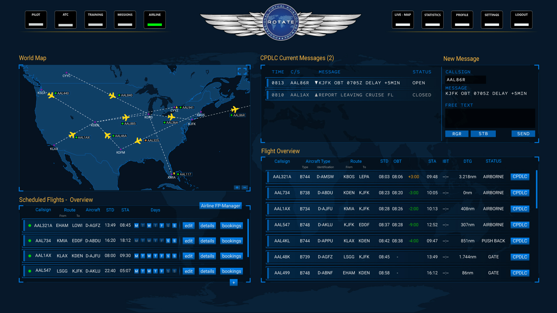 Rotate – Professional Virtual Aviation Network