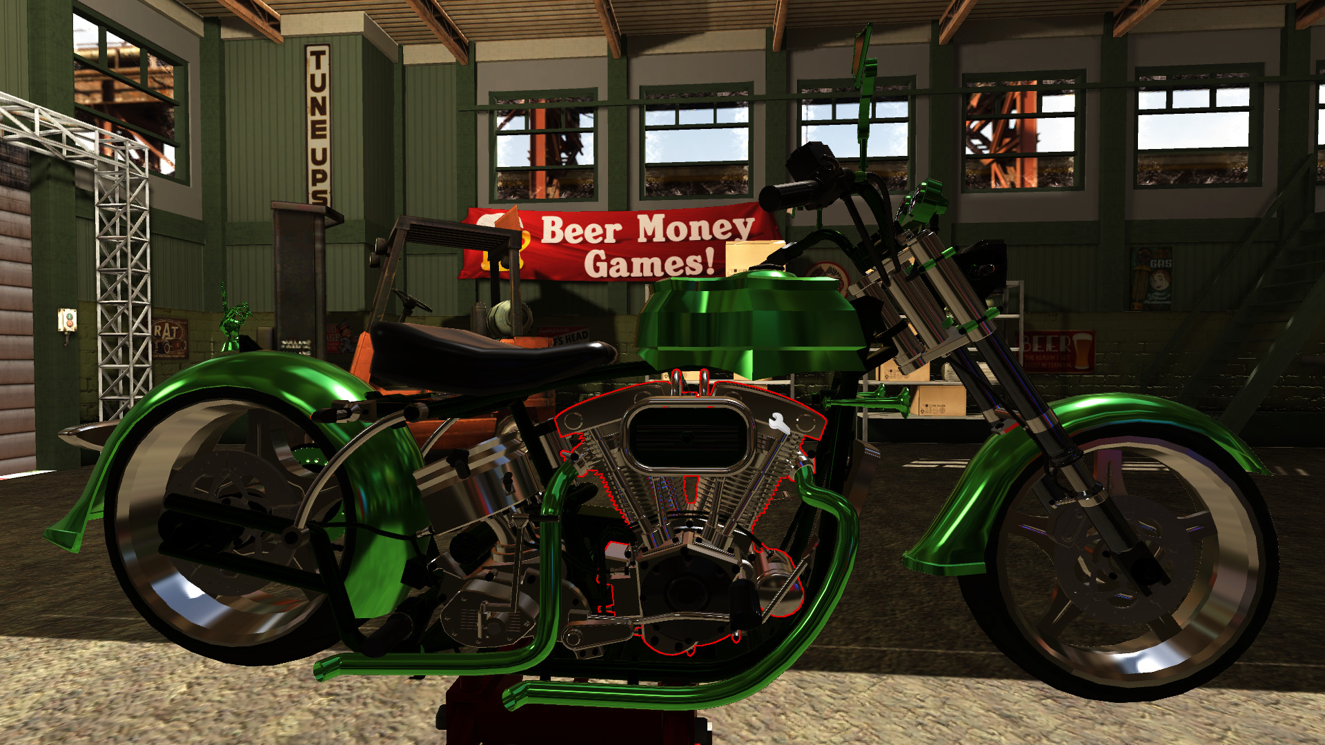 Motorbike Garage Mechanic Simulator