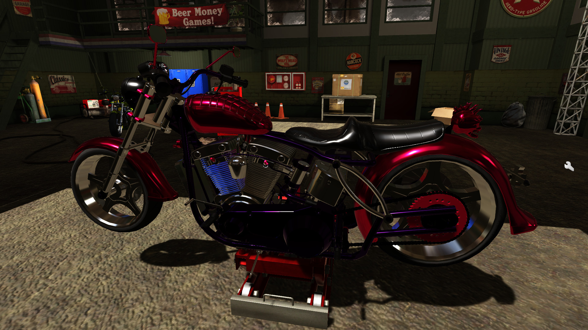 Motorbike Garage Mechanic Simulator