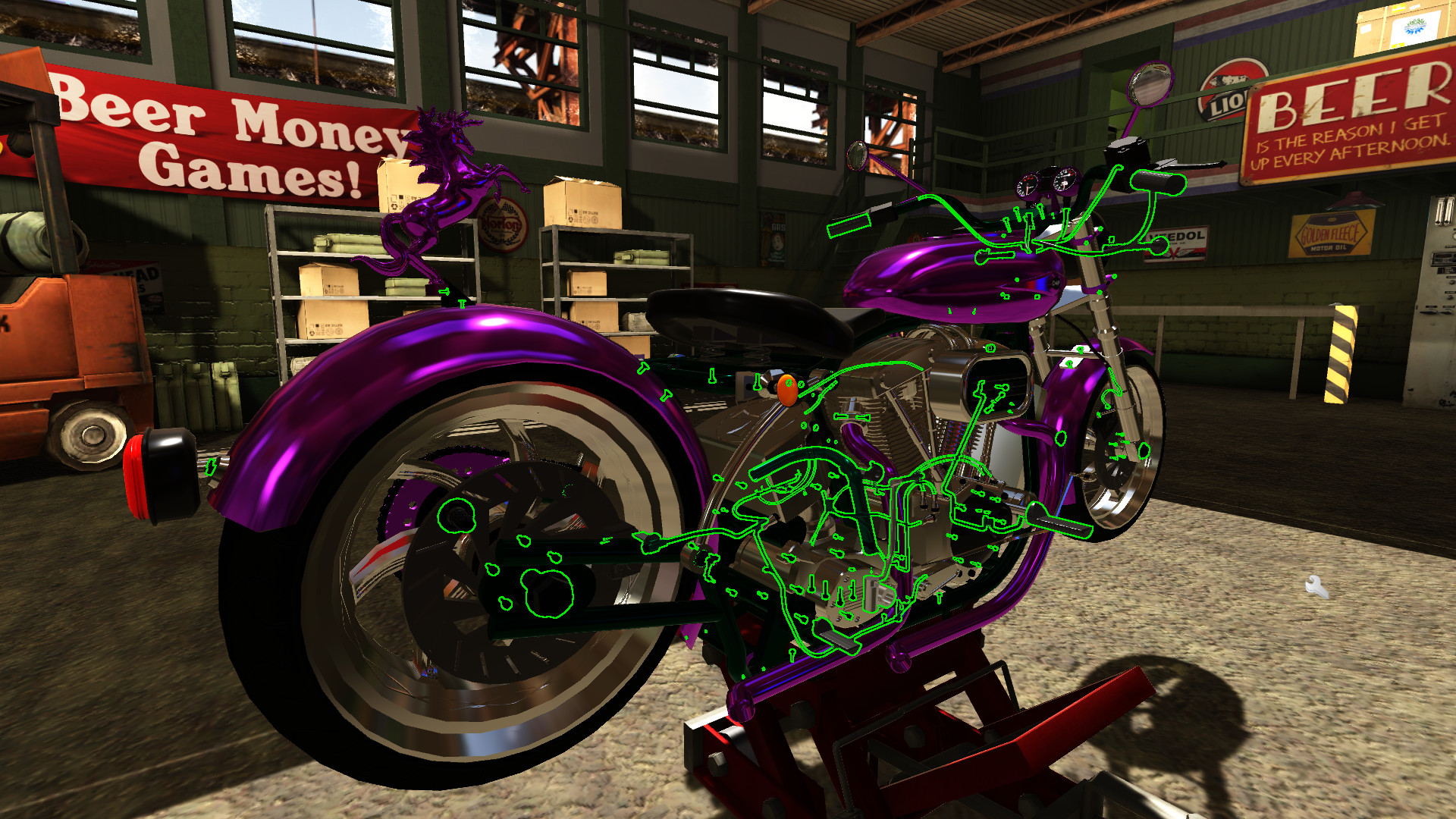 Motorbike Garage Mechanic Simulator