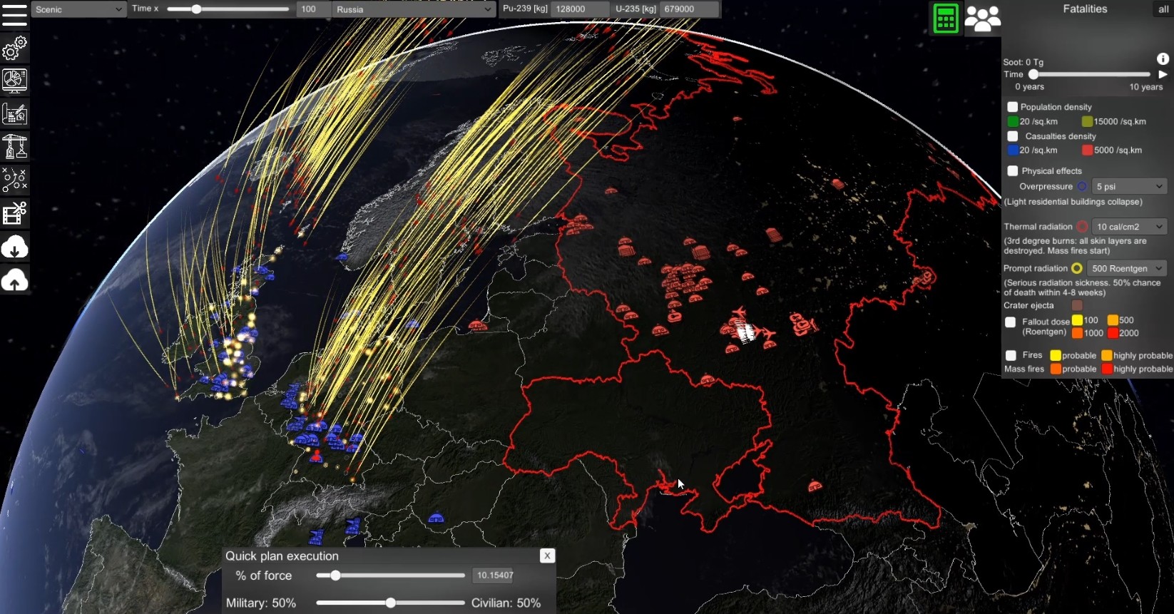 Nuclear War Simulator