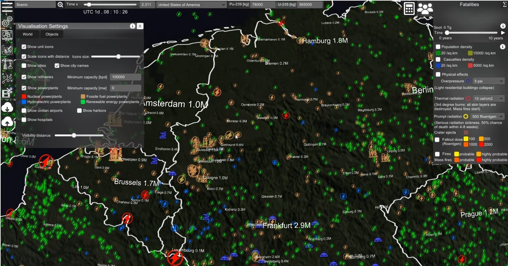 Nuclear War Simulator