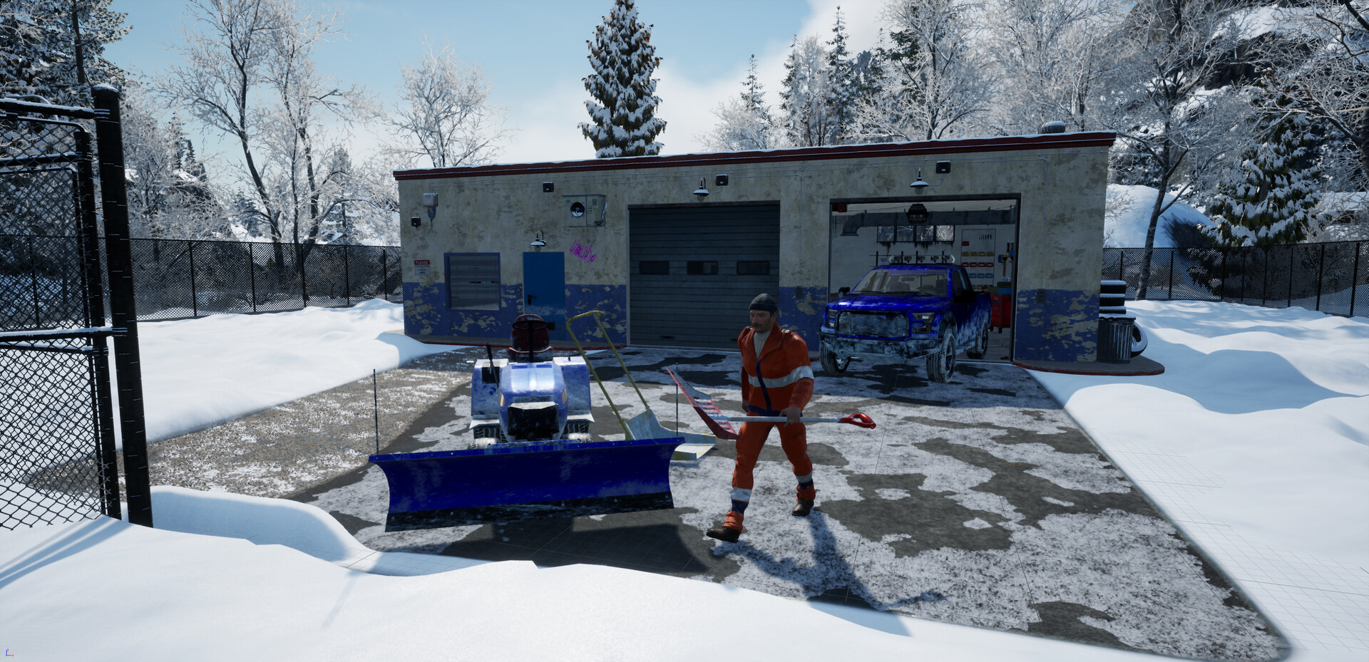 Snow Plowing Simulator