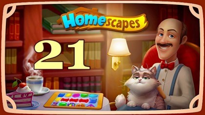 Видеопрохождения - Homescapes уровень 21 прохождение