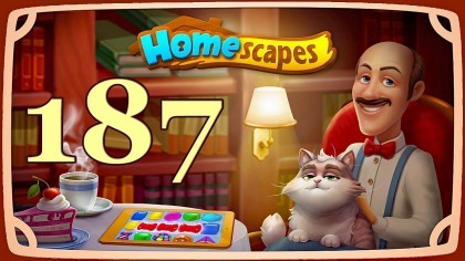 Видеопрохождения - HomeScapes уровень 187 прохождение