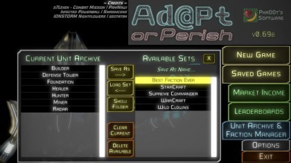 Adapt or Perish игра