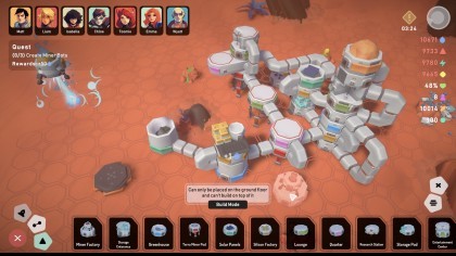 Stellar Settlers: Space Base Builder скриншоты