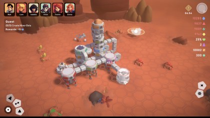 Stellar Settlers: Space Base Builder скриншоты